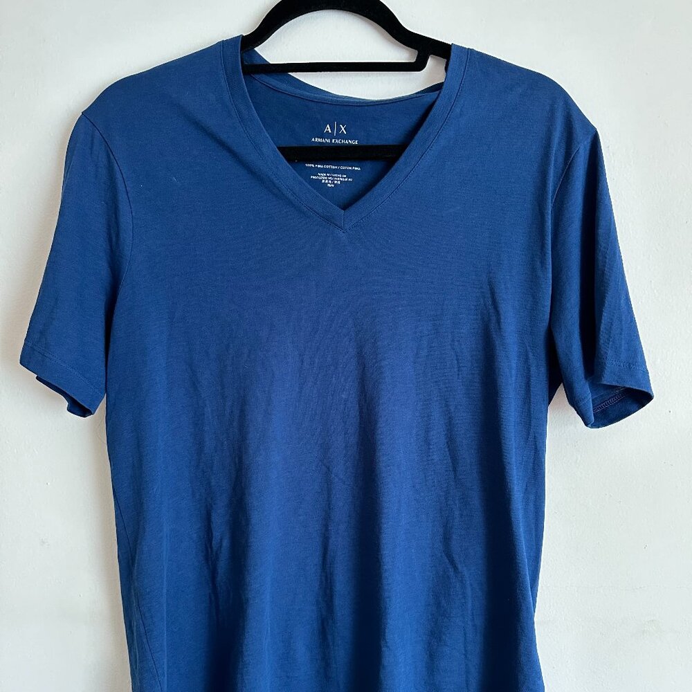 NWT Armani Exchange Blue Shirt - Medium (Men)